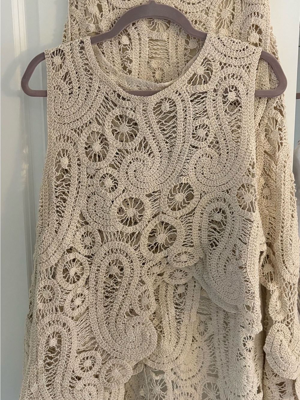Handmade- amazing fabric crochet set